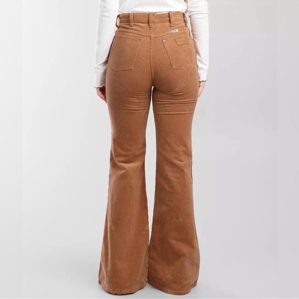 Wrangler Brown Boot Cut Flare Pants 28x34